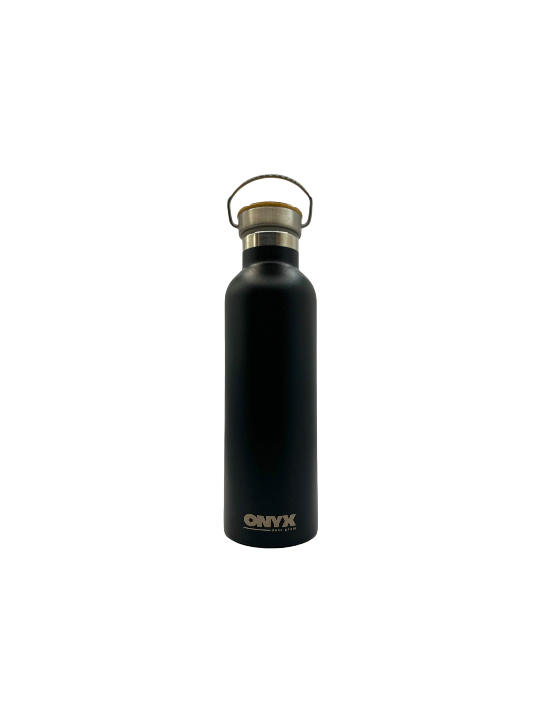 Onyx Stainless Steel Insulated Water Bottle - 700ml capacity.  Keep beverages hot for 12 hours and cold for 24 hours.  Colour Black