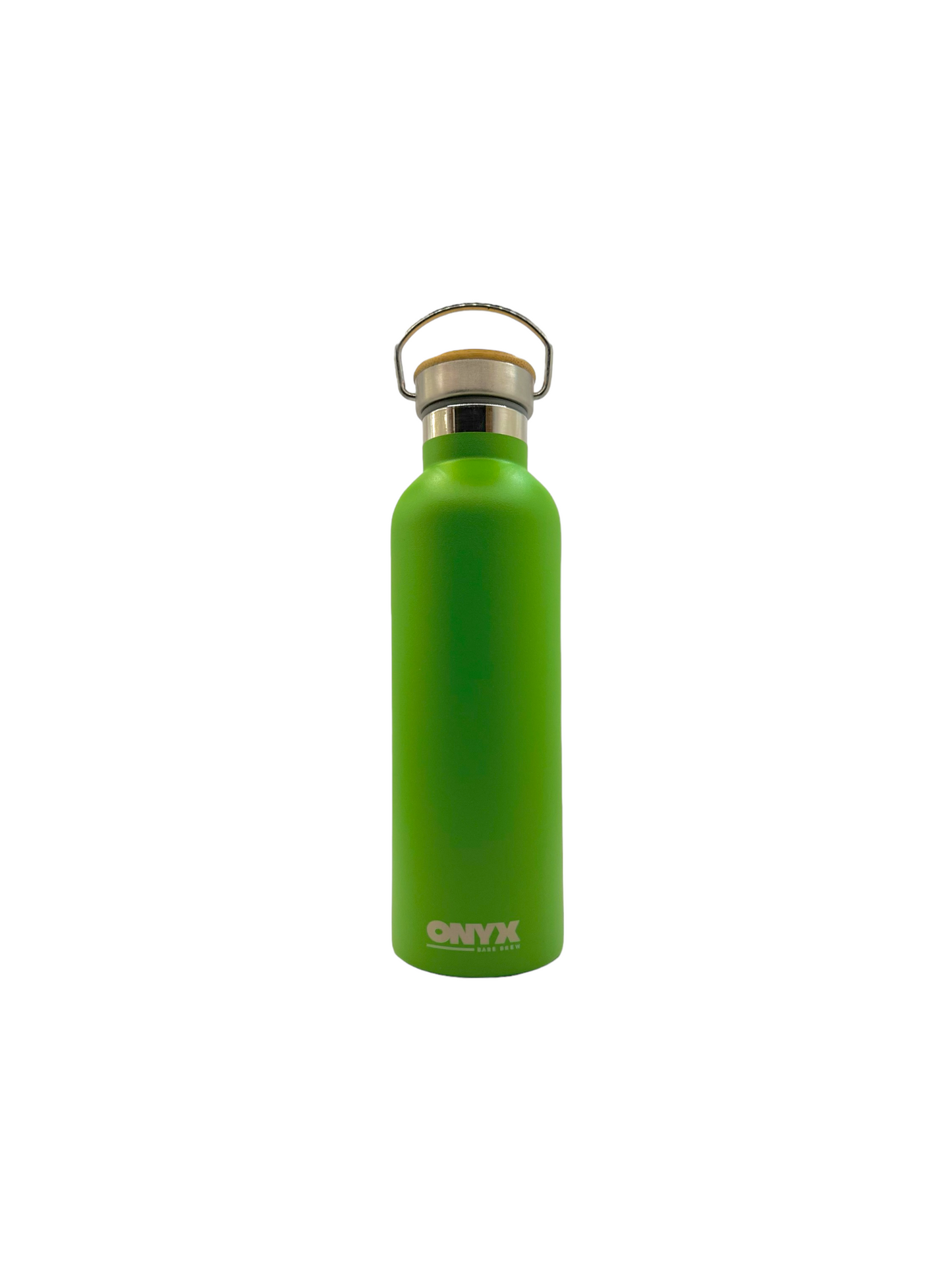 Onyx Stainless Steel Insulated Water Bottle - 700ml capacity.  Keep beverages hot for 12 hours and cold for 24 hours.  Colour Green