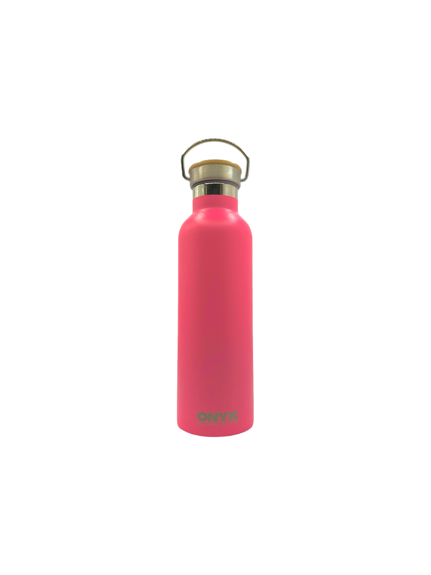 Onyx Stainless Steel Insulated Water Bottle - 700ml capacity.  Keep beverages hot for 12 hours and cold for 24 hours.  Colour Hot Pink