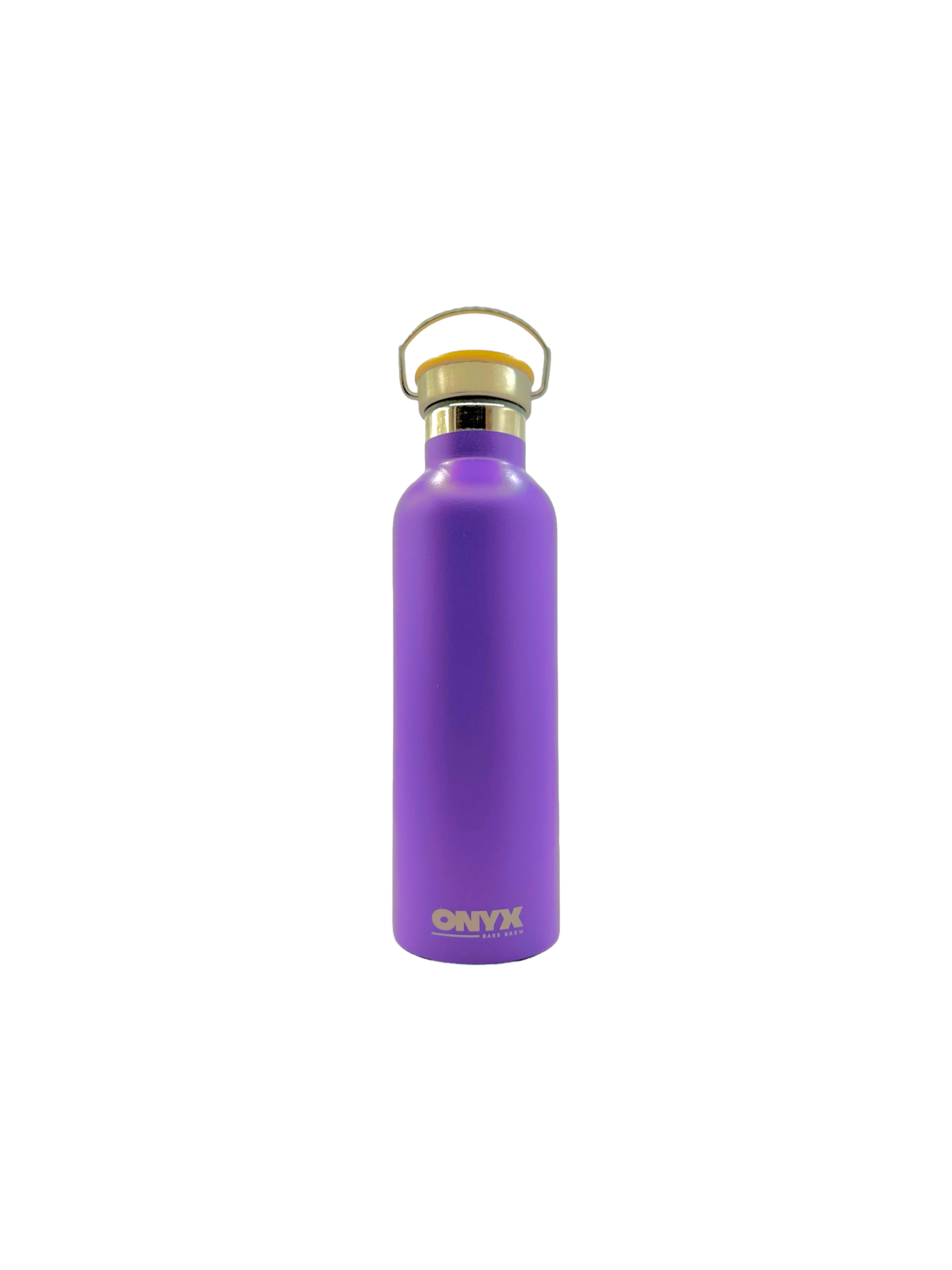 Onyx Stainless Steel Insulated Water Bottle - 700ml capacity.  Keep beverages hot for 12 hours and cold for 24 hours.  Colour Purple