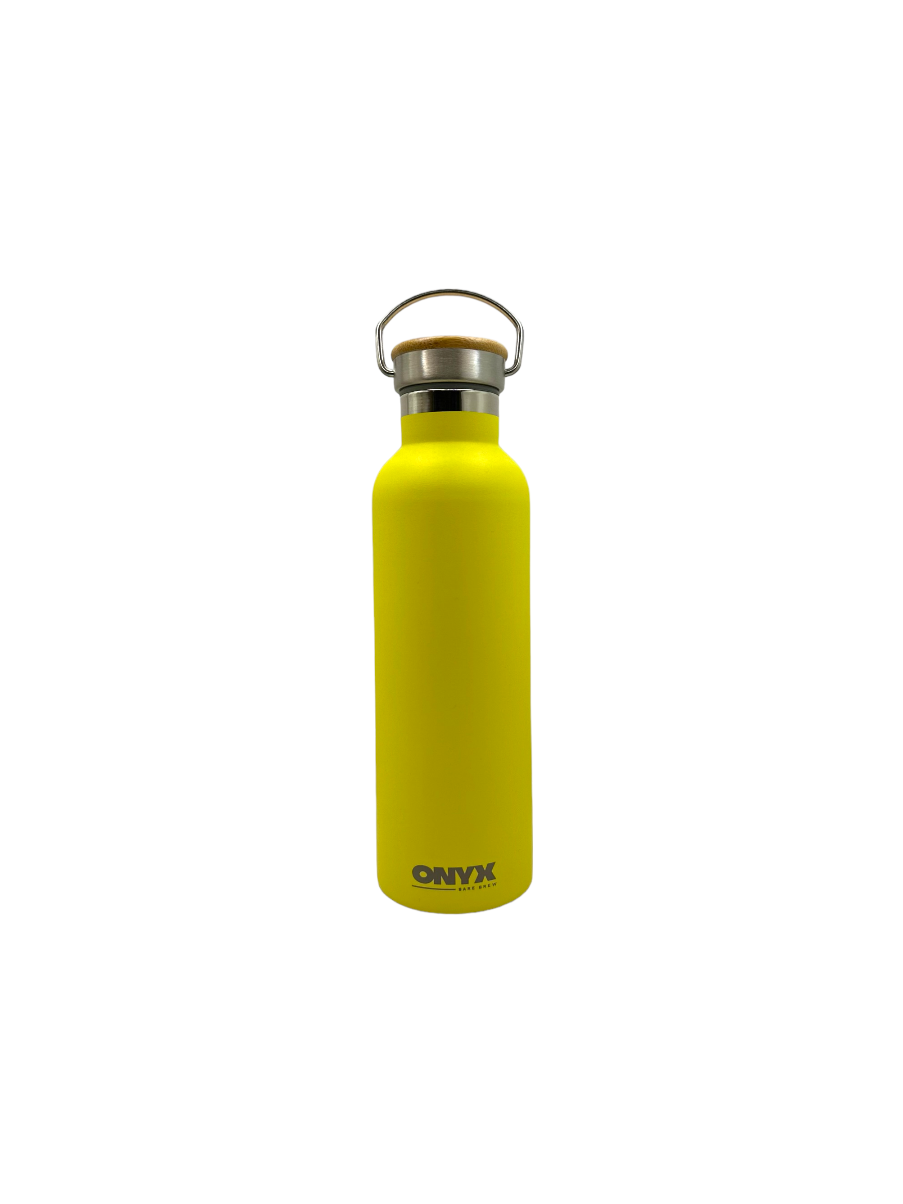 Onyx Stainless Steel Insulated Water Bottle - 700ml capacity.  Keep beverages hot for 12 hours and cold for 24 hours.  Colour Yellow